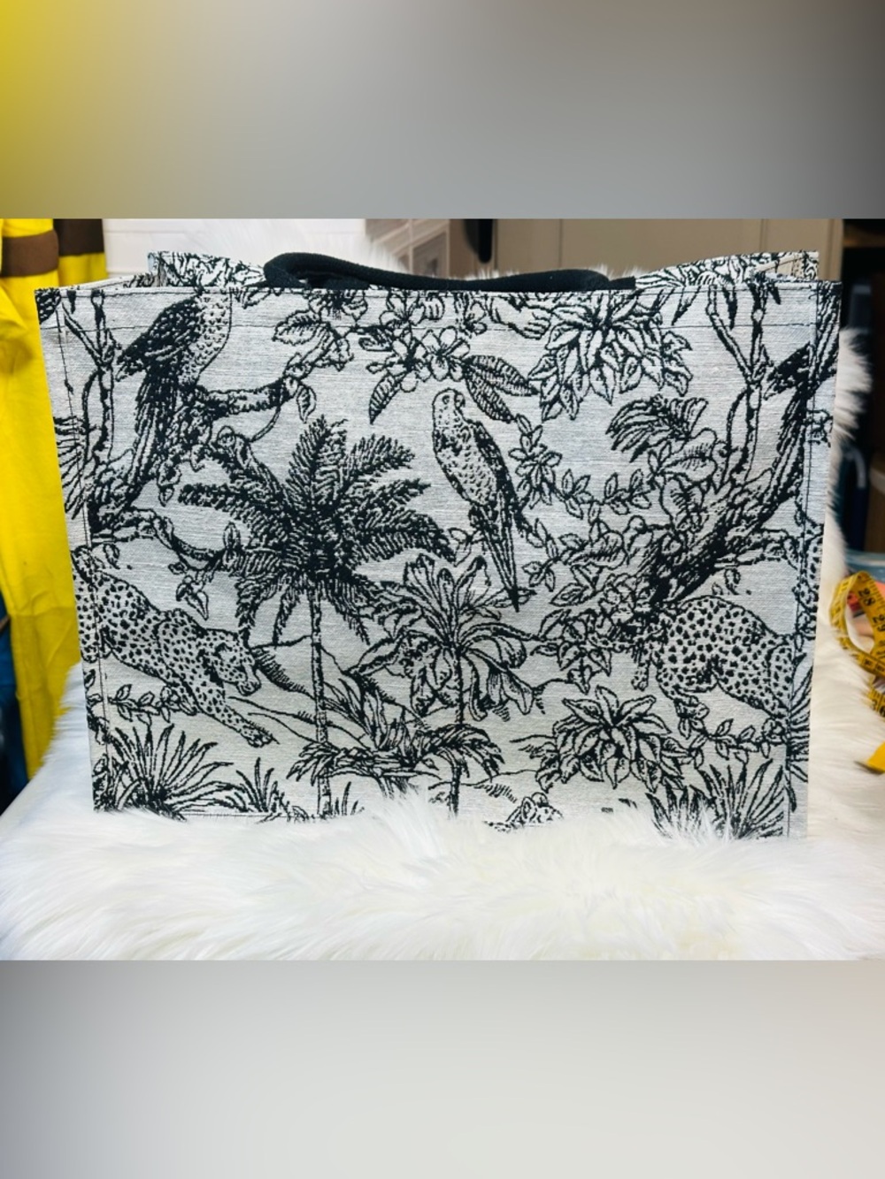 Black & White Tote Bag - Picture 2 of 8